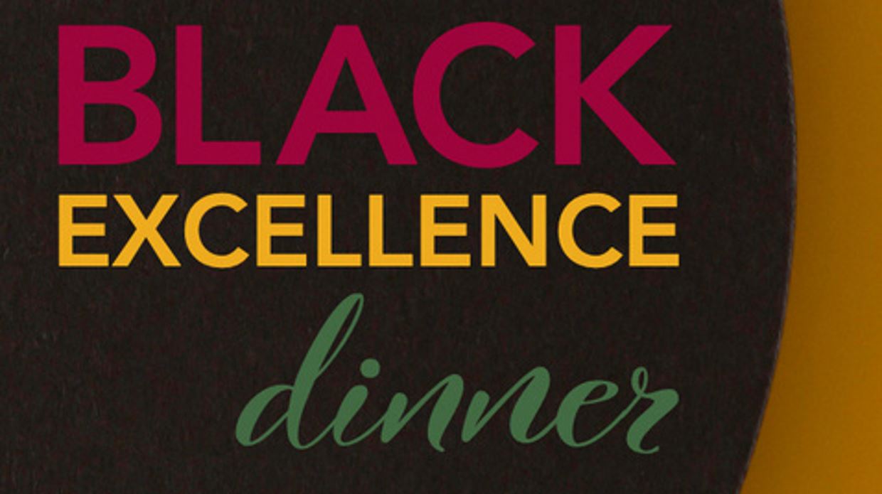 Black excellence dinner logo